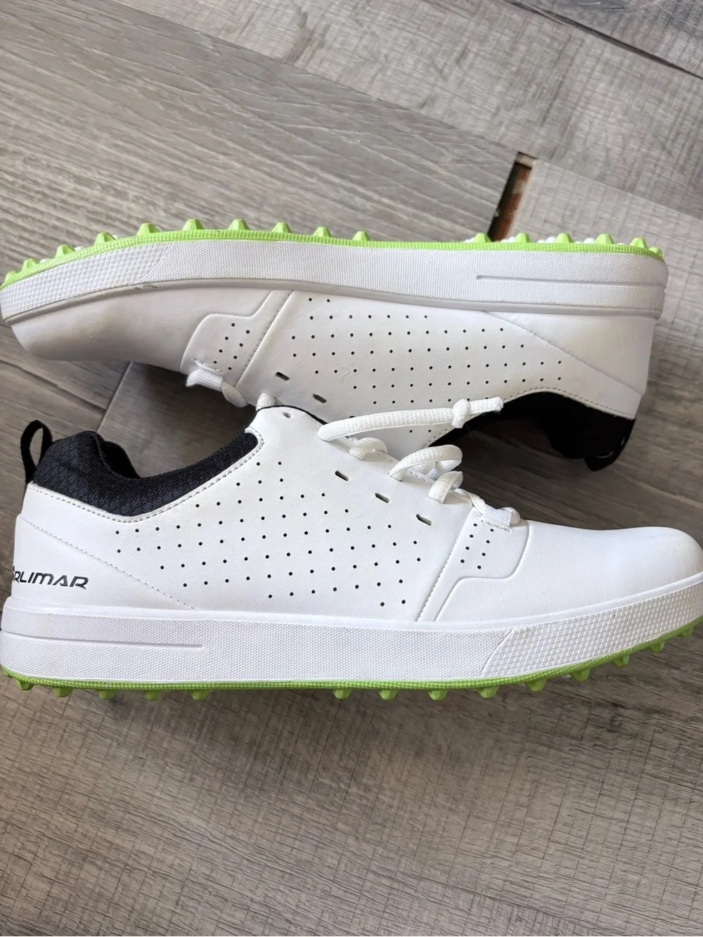 Orlimar Men's Golf Shoe Spikeless Performance Black White Blue Size 9